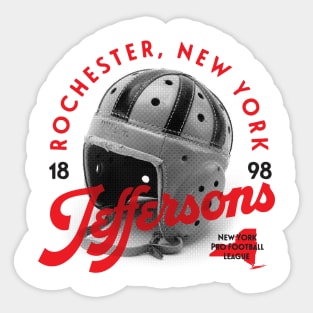 Rochester Jeffersons Football Sticker